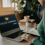 girl navigating to online assessment for sa high school learners